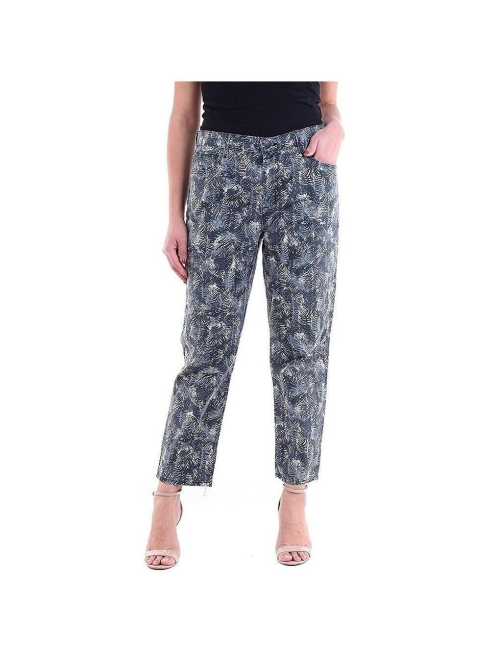 J BRAND Palm Print Cropped Ruby Jean Cape Mountain Size 29